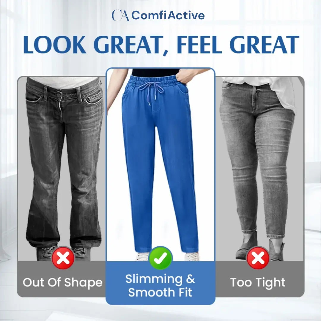 ComfiActive - LAST DAY 70% OFF - High Waist Ultra-Stretch Mom Jeans