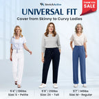 StretchActive - Women's Ultra Stretch Ice Silk Comfort Casual Pants