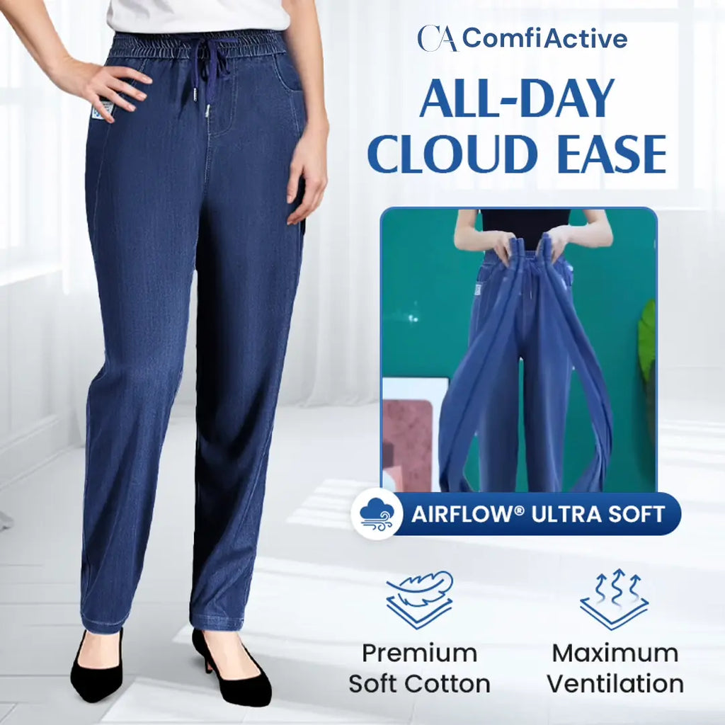 ComfiActive - LAST DAY 70% OFF - High Waist Ultra-Stretch Mom Jeans