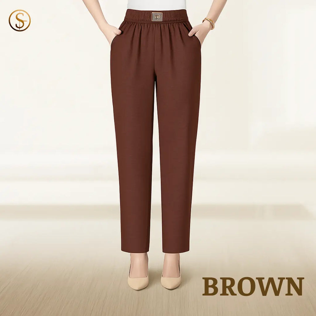 SoftGlamor - Women's Ultra Soft Perfect Drape Pull-On Pants