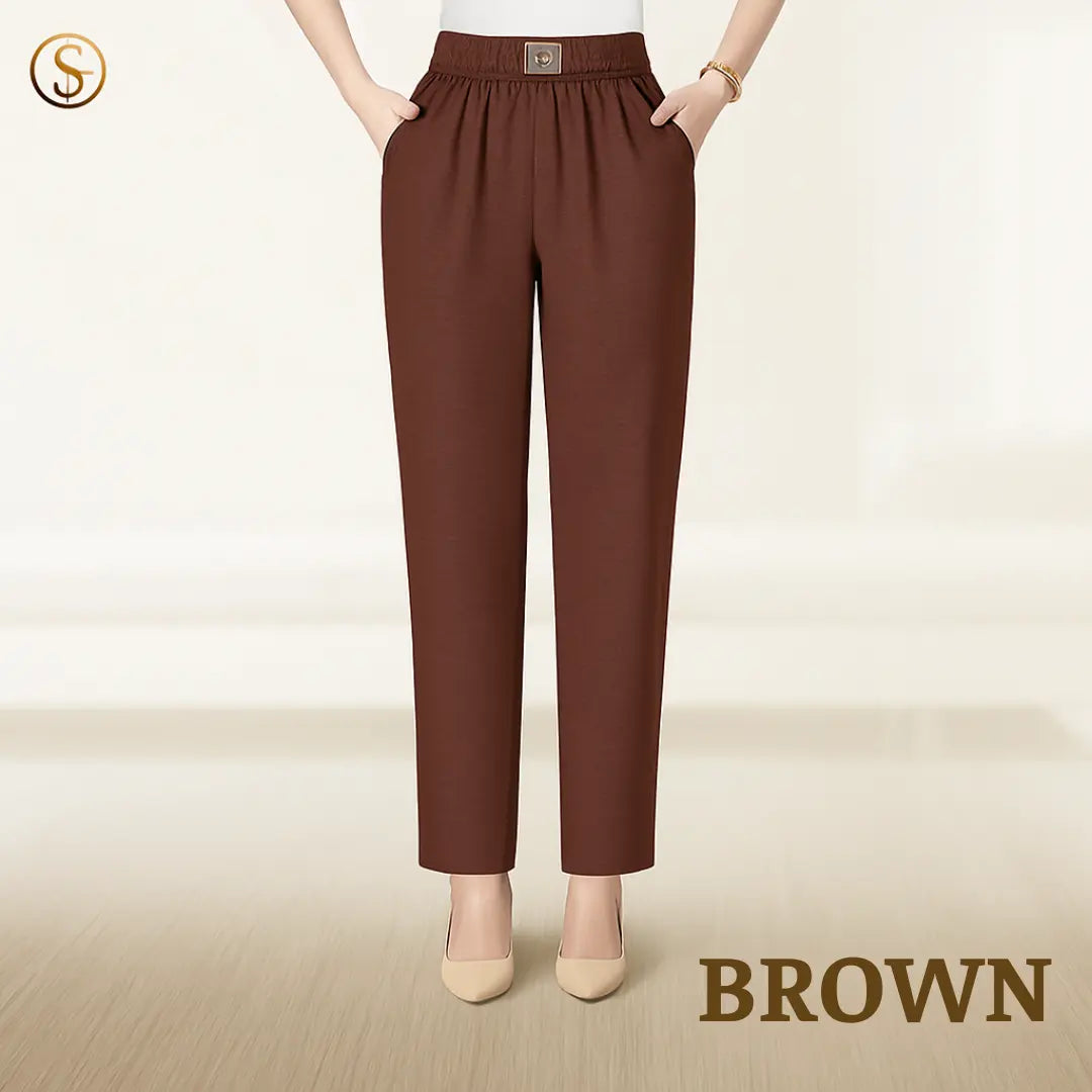 SoftGlamor - Women's Ultra Soft Perfect Drape Pull-On Pants