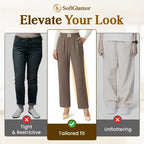 SoftGlamor - Women's Ultra Soft Perfect Drape Pull-On Pants