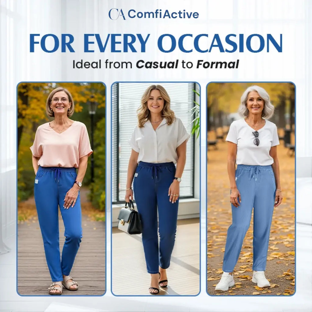 ComfiActive - LAST DAY 70% OFF - High Waist Ultra-Stretch Mom Jeans