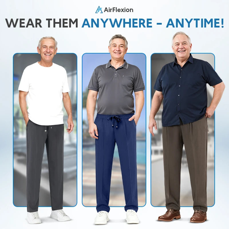 AirFlexion Pull On Ice Silk Comfort Everyday Pants