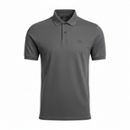 Áo polo xám than Charcoal Pro nhìn từ phía trước