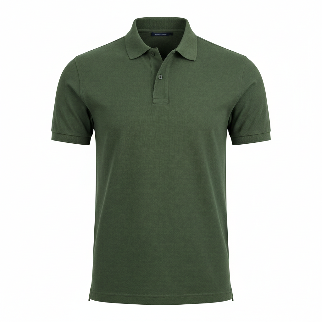 Polo Olive Comfort - White Background Hero