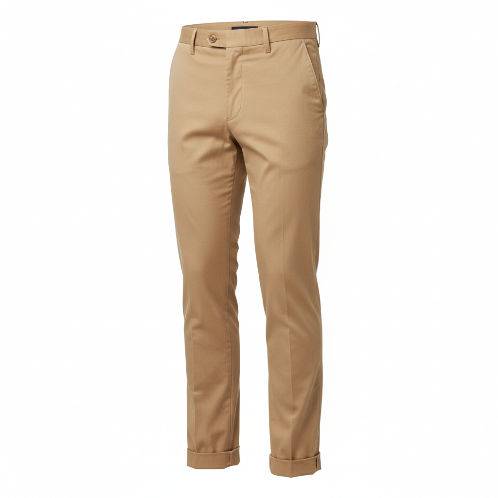 Premium Chino Trousers - White Background Hero