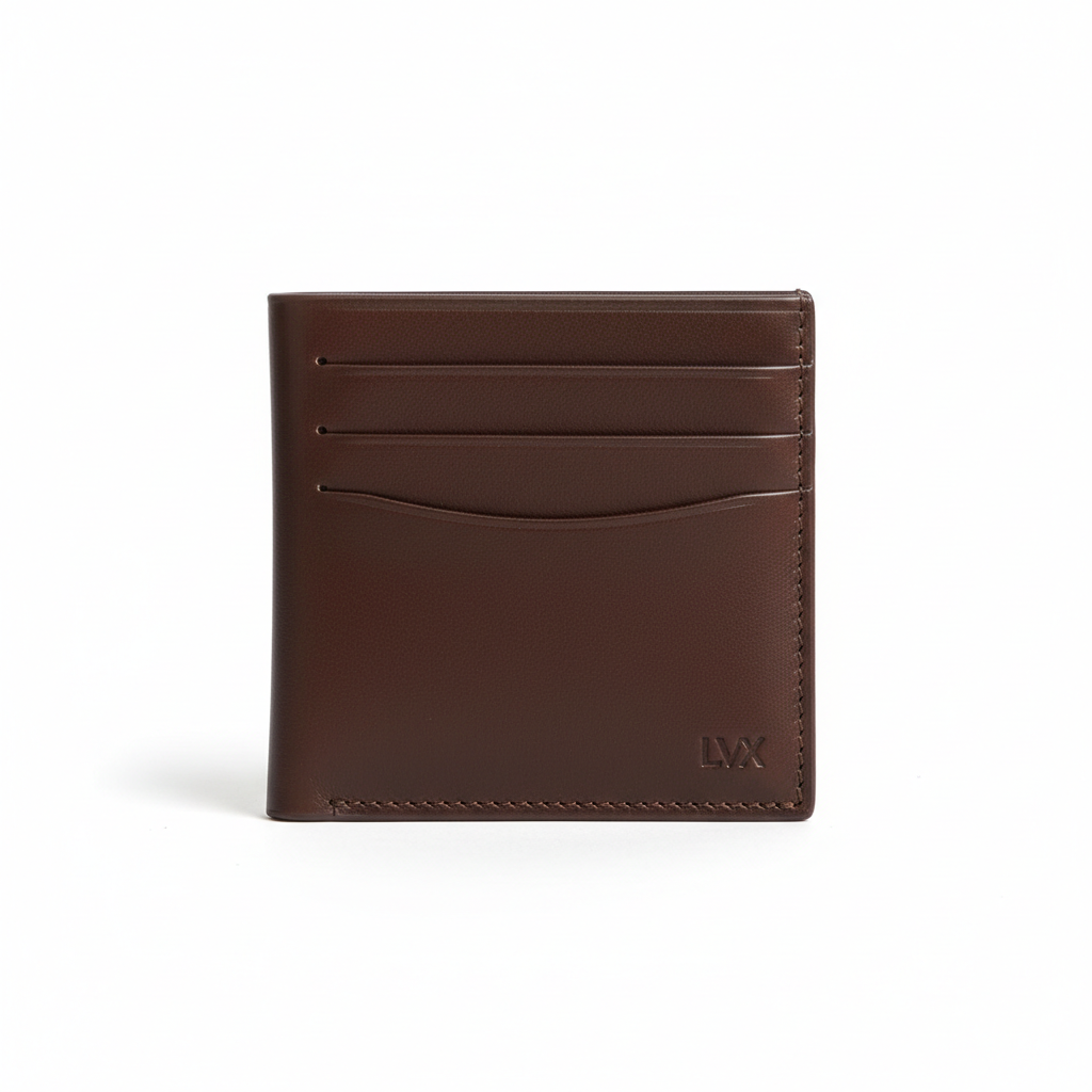 Leather Card Holder Wallet - Square Studio