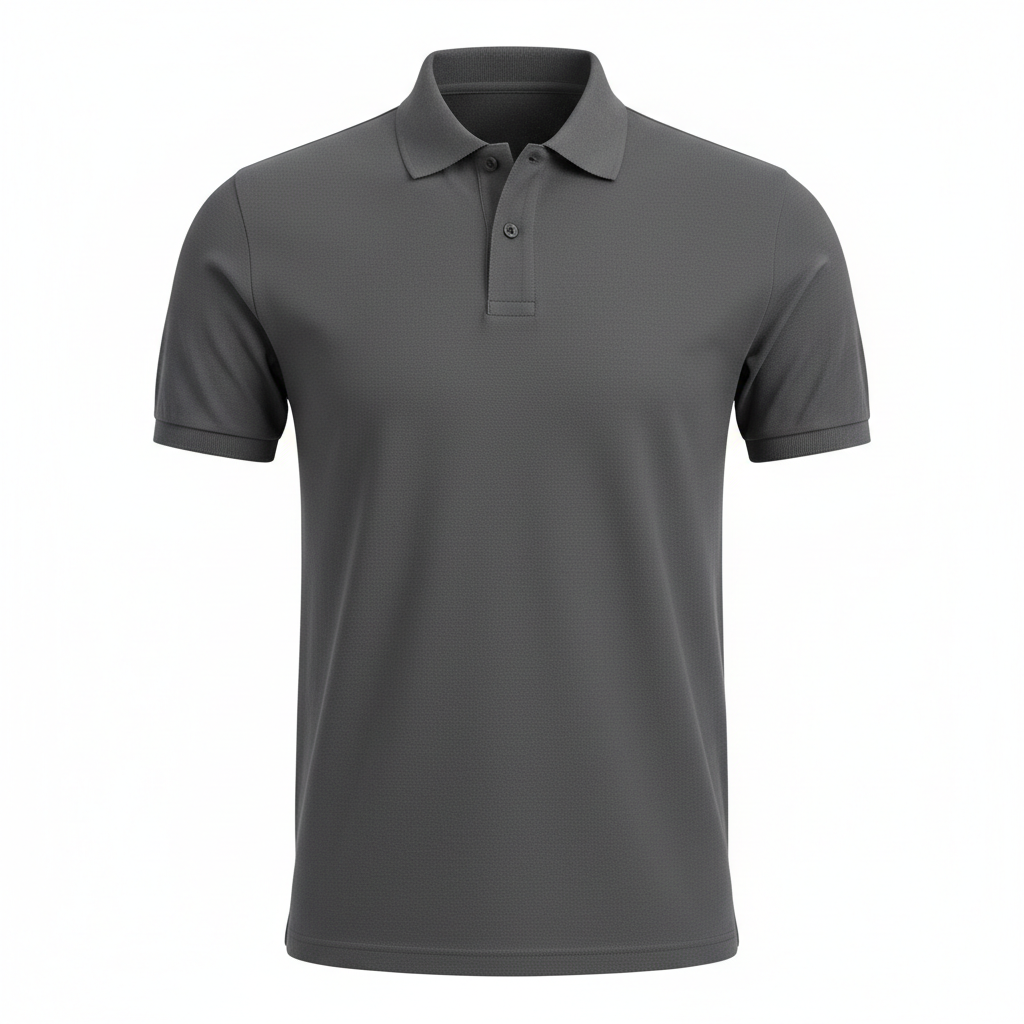 Polo Charcoal Pro - White Background Hero