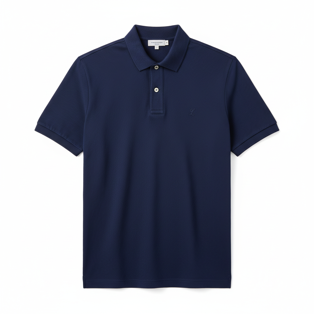 Classic Piqué Polo Shirt - Square Studio