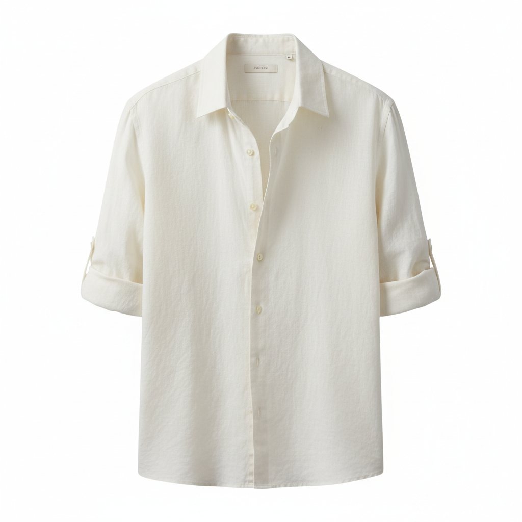 Tailored Linen Shirt - Square Studio
