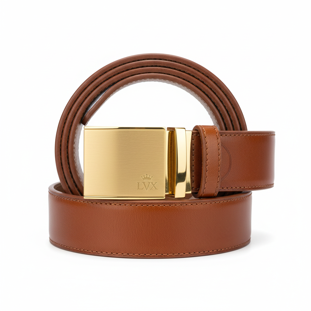 Premium Leather Belt - Square Studio