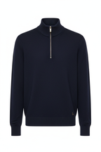 Merino Quarter-Zip Pullover - Studio Front View
