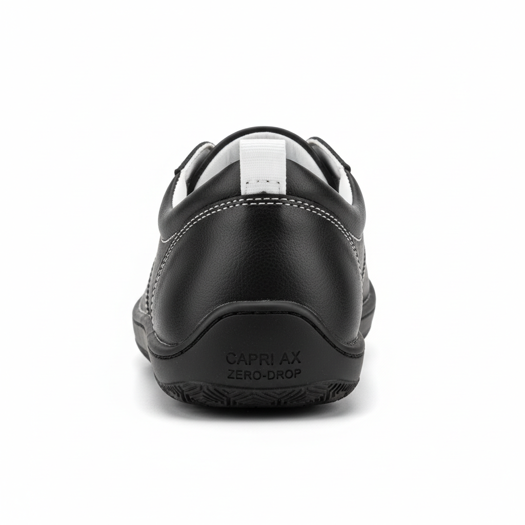Capri AX barefoot shoe back view