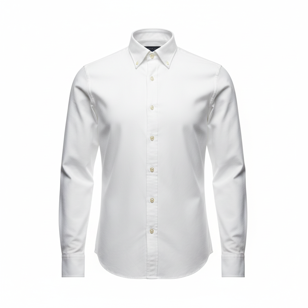 Oxford White Shirt - White Background Hero