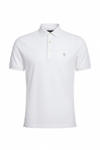 Slim Fit Oxford Polo - Studio Front View