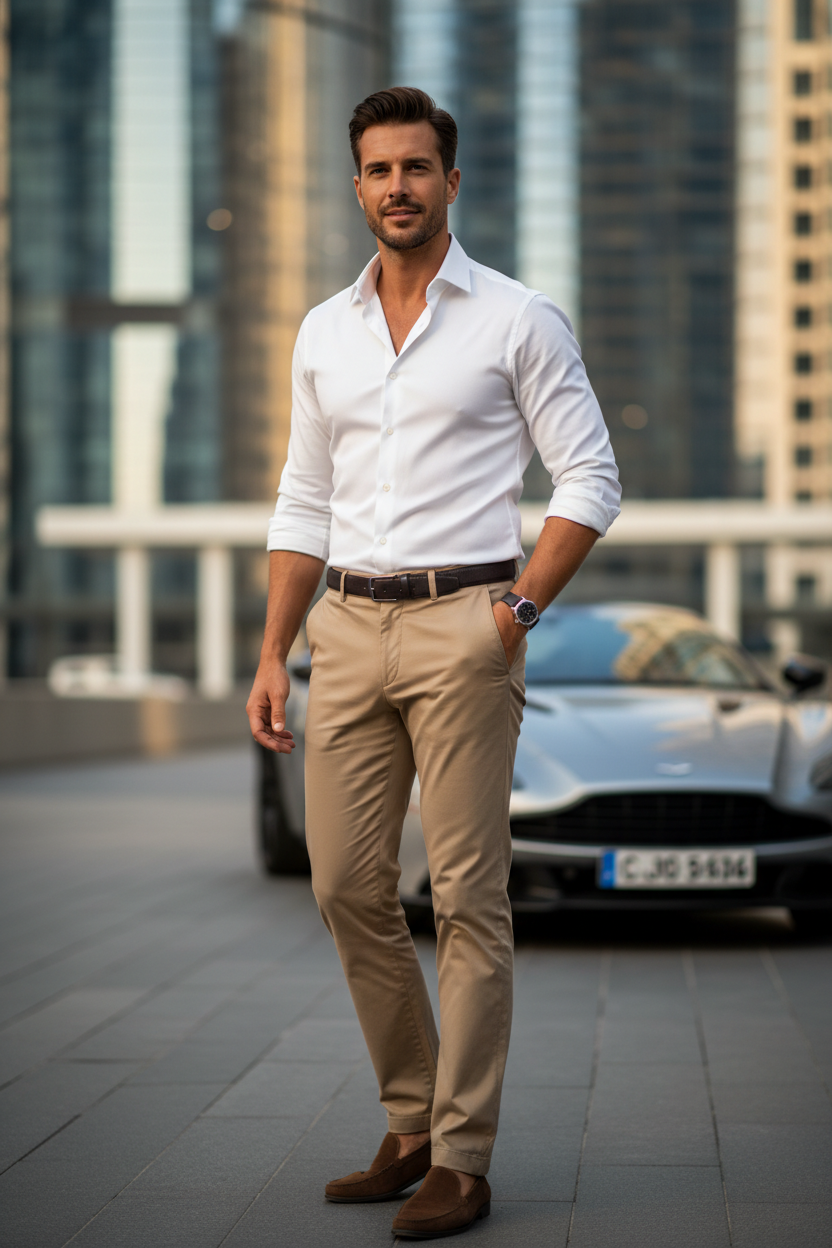 Premium Chino Trousers - Lifestyle
