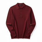 Long Sleeve Polo Shirt - Square Studio