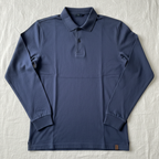 Long Sleeve Polo Shirt - Flat Lay