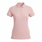 Women's Fitted Polo Shirt - White Background Hero