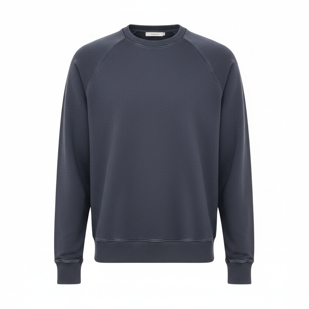 Luxury Crewneck Sweatshirt - White Background Hero
