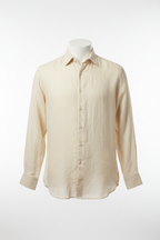 Tailored Linen Shirt - Studio Front View