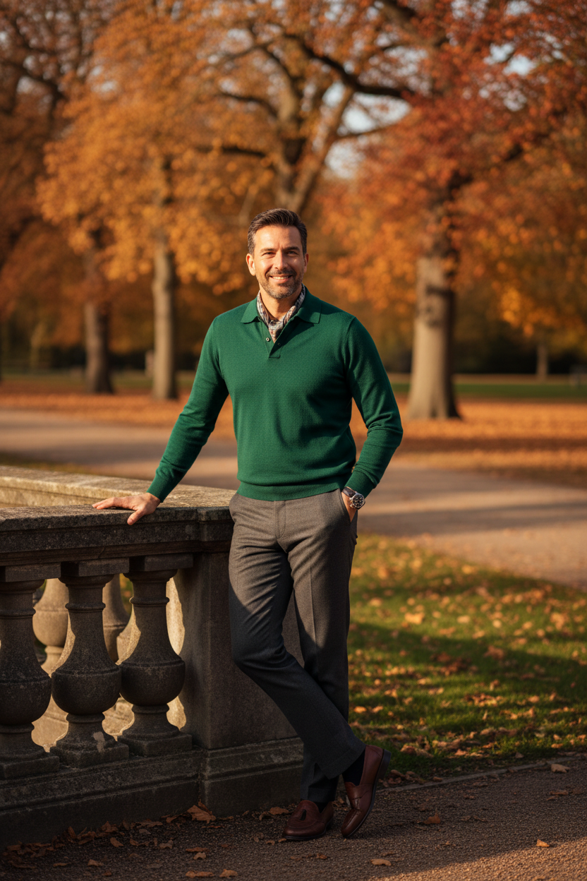 Long Sleeve Polo Shirt - Lifestyle