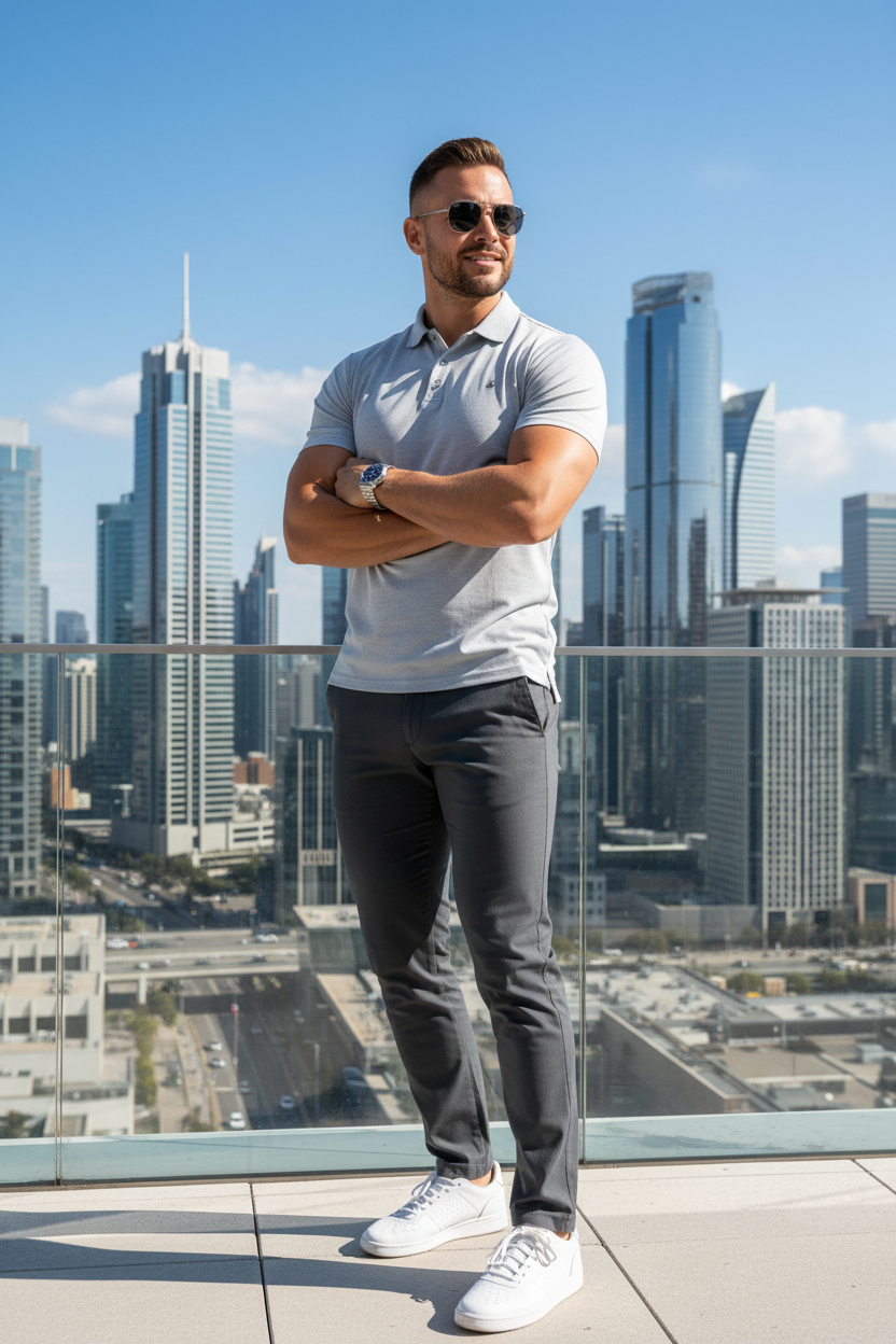 Performance Stretch Polo - Lifestyle