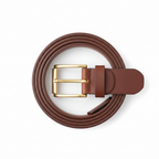 Premium Leather Belt - White Background Hero