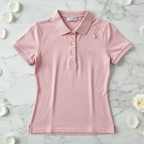 Women's Fitted Polo Shirt - Flat Lay