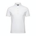 Slim Fit Oxford Polo - White Background Hero