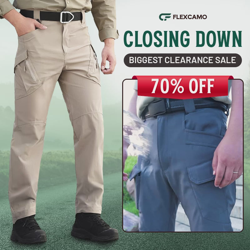 FlexCamo - Tactical Waterproof Pants